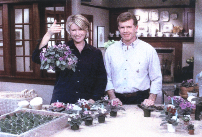 Click on this photo of Paul Sorano & Martha Stewart to be taken to his site lyndonlyon.com greenhouses, located in Dolgeville, NY. Daniela Goldfarb is his niece.